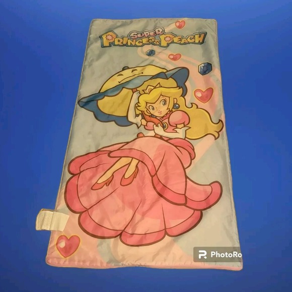 Super Princess Peach Sleeping Bag Kids Size SuperMario Nintendo - Picture 1 of 12
